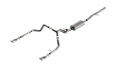 Borla Cat-Back Exhaust System - Touring — 2024-2026 Chevrolet Silverado 1500 / GMC Sierra 1500 (140992)