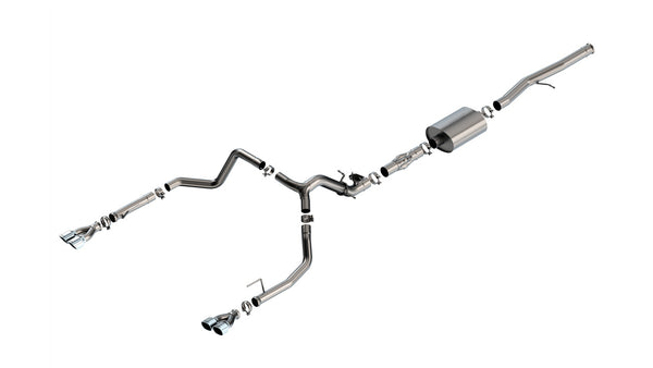 Borla Cat-Back Exhaust System - ATAK — 2024+ Chevrolet Silverado 1500