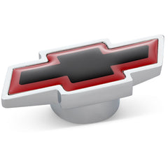 Proform Carburetor Air Cleaner Center Nut Large Chevy Bowtie Style Black Center w/ Red
