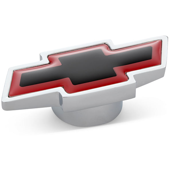 Proform Carburetor Air Cleaner Center Nut Large Chevy Bowtie Style Black Center w/ Red