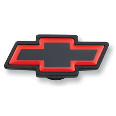 Proform Air Cleaner Center Nut Large Chevy Bowtie Style Black Crinkle w/ Red Outline