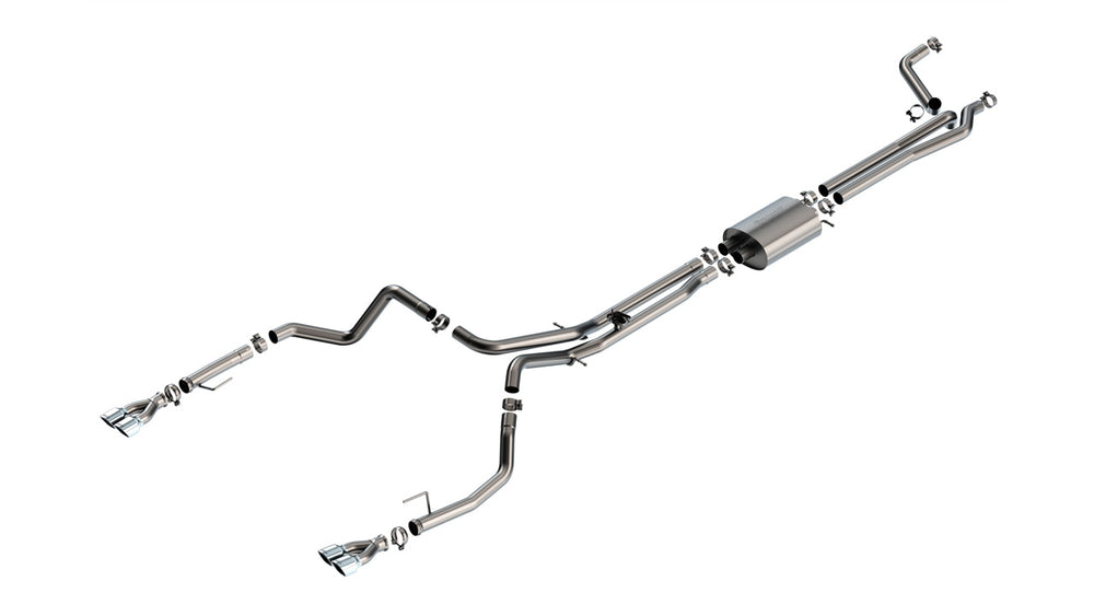 Borla Cat-Back Exhaust System - S-Type — 2024-2026 Chevrolet Silverado 1500 / GMC Sierra 1500 (141001)