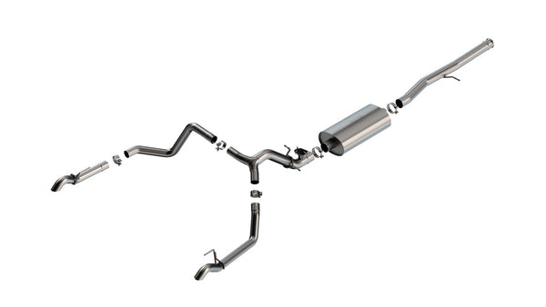 Borla Cat-Back Exhaust System - Touring — 2024-2026 Chevrolet Silverado 1500 / GMC Sierra 1500 (141002)