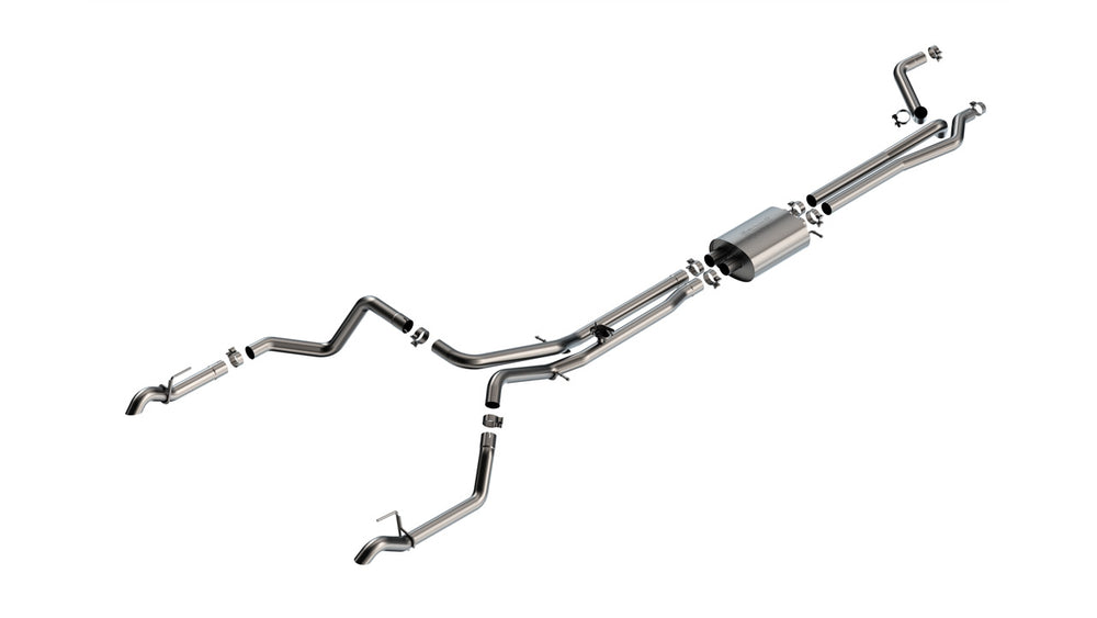 Borla Cat-Back Exhaust System - S-Type — 2024-2026 Chevrolet Silverado 1500 / GMC Sierra 1500 (141005)