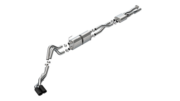 Borla Cat-Back Exhaust System - S-Type — Rear (141016BRCB)