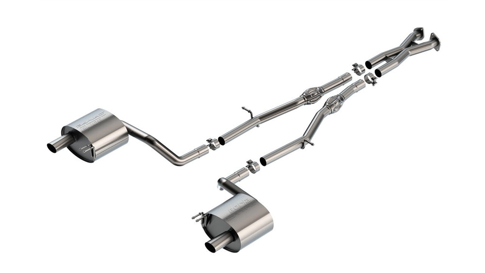 BORLA Cat-Back Exhaust Sytem - S-Type, Rear — 2019-2021 Genesis G70