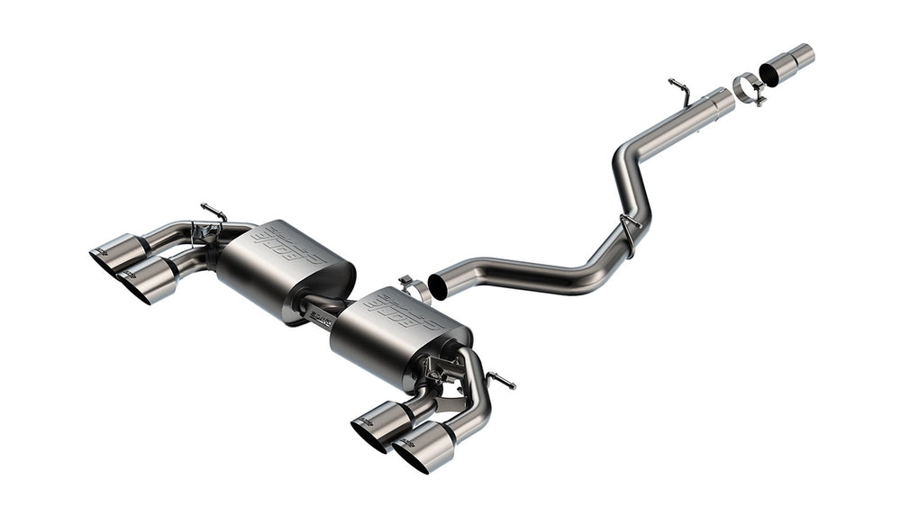 Borla Cat-Back Exhaust Sytem - S-Type — 2022-2025 Volkswagen Golf R