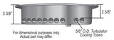 Transmission Cooling Pan, Reduces Fluid Temps up to 50°F, Increase Capacity — Black (14200)
