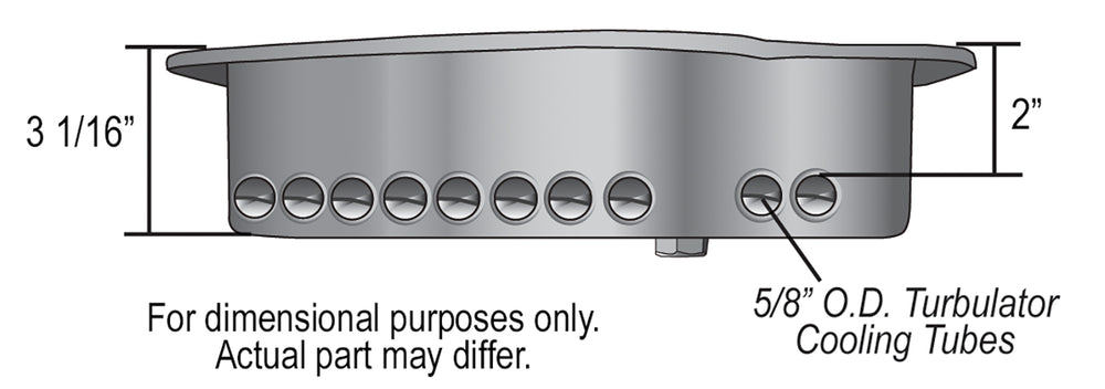 Derale Transmission Cooling Pan, Reduces Fluid Temps up to 50°F, Increase Capacity — Black, for select Chevrolet and GMC vehicles (14201)