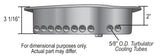 Transmission Cooling Pan, Reduces Fluid Temps up to 50°F, Increase Capacity — Black (14201)