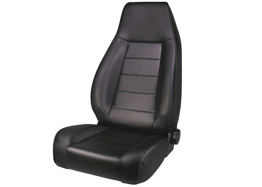 Rugged Ridge Front Seat Factory Replacement W/ Recliner Black Denim 7602 Jeep CJ & Wrangle