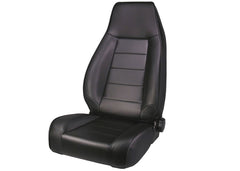 Rugged Ridge Front Seat Factory Replacement W/ Recliner Black Denim 7602 Jeep CJ & Wrangle