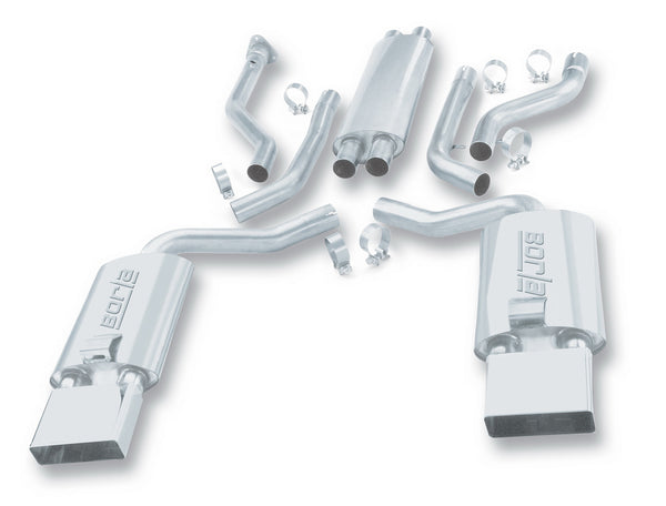 Borla Cat-Back Exhaust System - S-Type — 1992-1996 Chevrolet Corvette