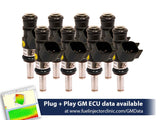 Fuel Injector Clinic Fuel Injector Set (160 Lbs/hr At OE 58 PSI Fuel Pressure, High-Z) (IS306-1440H)