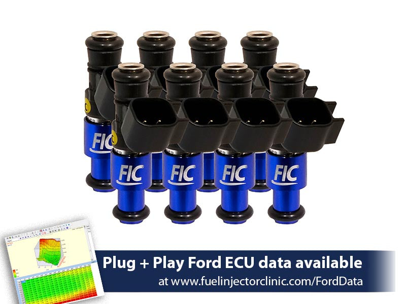 Fuel Injector Clinic Fuel Injector Set (140 Lbs/hr At 43.5 PSI Fuel Pressure, High-Z) (IS404-1440H)