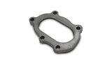 Vibrant Performance - 14480 - 5 Bolt with Divorced Ports Turbo Discharge Flange for GT25R/GT28R (Oval)