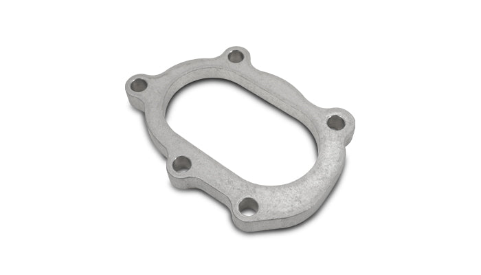 Vibrant Performance - 1448 - 5 Bolt Turbine Outlet Flange for GT25R/GT28R/GT30R (90mmx55mm Oval Opening)