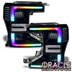 Oracle 2022 Ford F250/350 Super Duty Dynamic ColorSHIFT Headlight DRL Kit w/Switchback