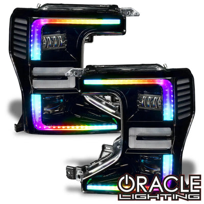 Oracle 2022 Ford F250/350 Super Duty Dynamic ColorSHIFT Headlight DRL Kit w/Switchback