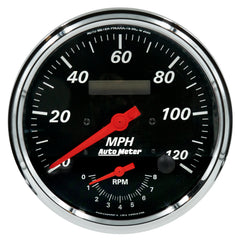 AutoMeter 5" Tachometer/Speedometer Combo, 8K RPM/120 MPH, Designer Black