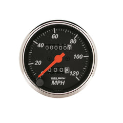 AutoMeter 3-1/8" Speedometer, 0-120 MPH, Designer Black (1476)