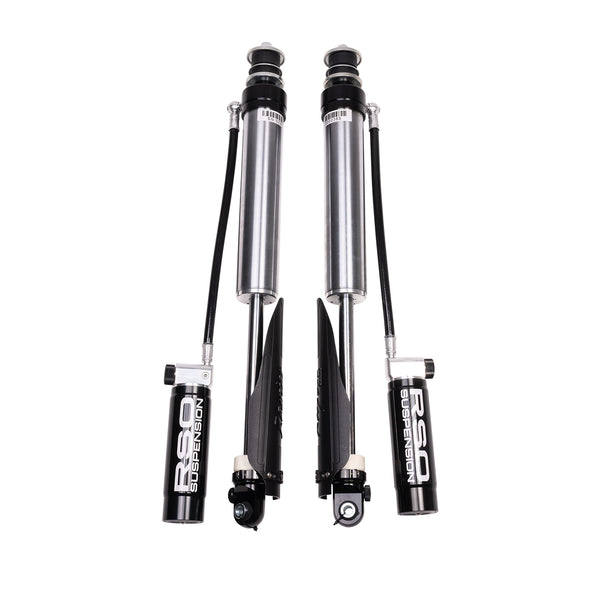 Raptor Series RSO Rear 2.5 Adj Compression and Rebound Remote Reservoir Shocks 0-3in Lift — Powder Coated (150107-452201)