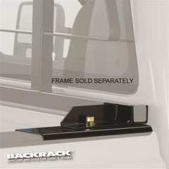 Paire de goussets Backrack Kit de quincaillerie sans perçage - Noir