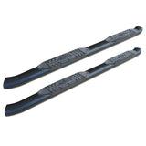 Raptor Series 5" OE Style Curved Oval Nerf Bars Black Steel Part# 1608-0375BT