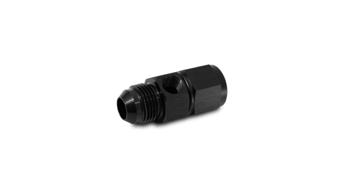 Vibrant Performance - 16486 - Female AN to Male AN Flare Union Adapter with 1/8 in. NPT Port - Size: -6AN