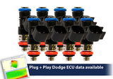 Fuel Injector Clinic Fuel Injector Set (180 Lbs/hr At OE 58 PSI Fuel Pressure, High-Z) (IS153-1650H-SC)