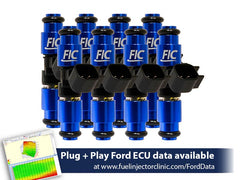 Fuel Injector Clinic Fuel Injector Set — 2004+ Ford F-150 (180 Lbs/hr At 58 PSI Fuel Pressure)