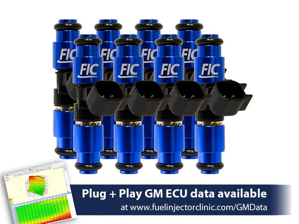 Fuel Injector Clinic Ensemble d'injecteurs de carburant (180 lb/h à la pression de carburant d'origine de 58 PSI, High-Z) (IS300-1650H)