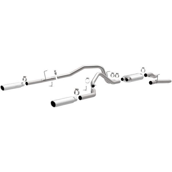 MagnaFlow Système d'échappement Catback Street Series 2004-2010 F150/2006-2008 Lincoln Mark Lt (16520)