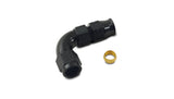 Vibrant Performance - 16566 - 90 Degree Tube to Female AN Adapter, Tube O.D. - 3/8 in.; AN Size: -6
