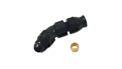Vibrant Performance - 16578 - 45 Degree Tube to Male AN Adapter, Tube O.D. - 1/2 in. - AN Size: -8