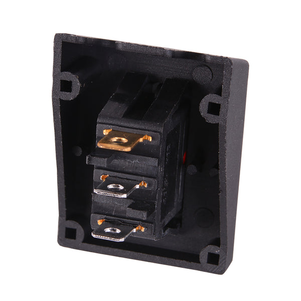 Derale Lighted Manual Rocker Type Electric Fan On/Off Switch, 3-pole 12v