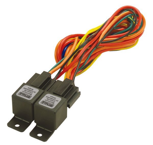Derale 40/60 Amp Dual Relay Quick Change Wire Harness Kit — 1984-1991 Jeep Cherokee