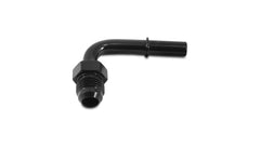 Vibrant Performance - 16875 - 90 Degree Male AN Push-On EFI Adapter, AN Size: -6 - Barb Size: 0.3125 in.