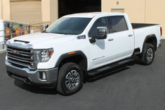 Raptor Series 6" OEM Style Running Boards Black Textured Aluminum - 1701-0016BT (RAP1701-0016BT)