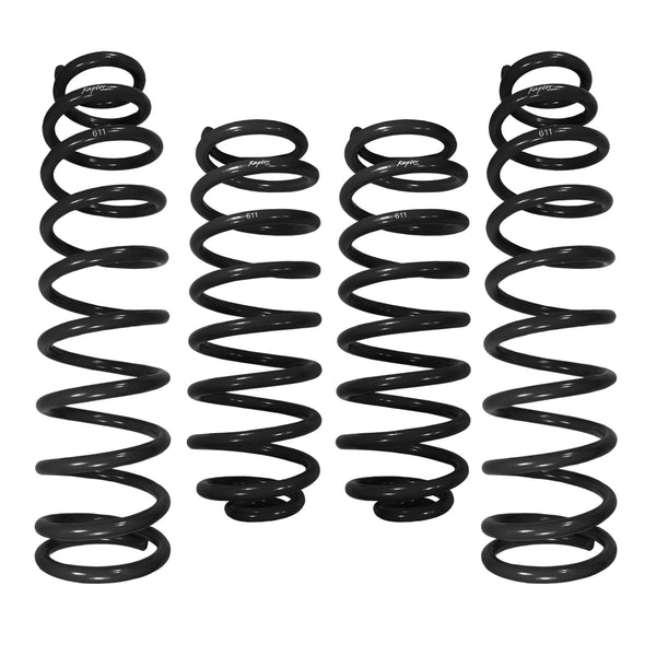 Raptor Series RSO Suspension Front and Rear Coil Springs 2.5in Lift Black - Wrangler JL/JLU