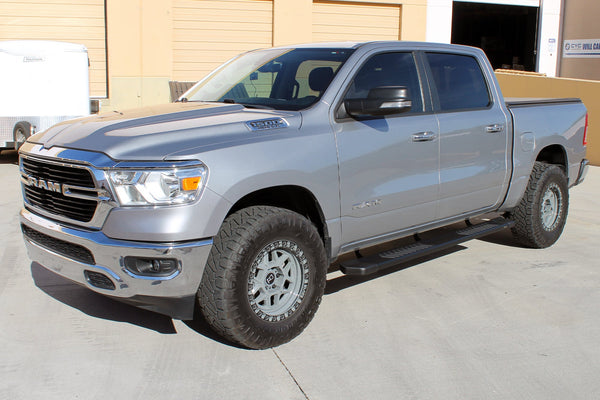Raptor Series 6" OEM Style Running Boards Black Textured Aluminum — 2019-2026 Ram 1500 - 1702-0602BT