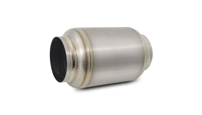 Vibrant Performance - 17640 - Race Mufflers, Inlet/Outlet I.D: 4 in. - Overall Length: 8 in.