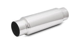 Vibrant Performance - 17970 - Large Diameter Bottle Style Resonator, 3.5 in. inlet/outlet x 18 in. long