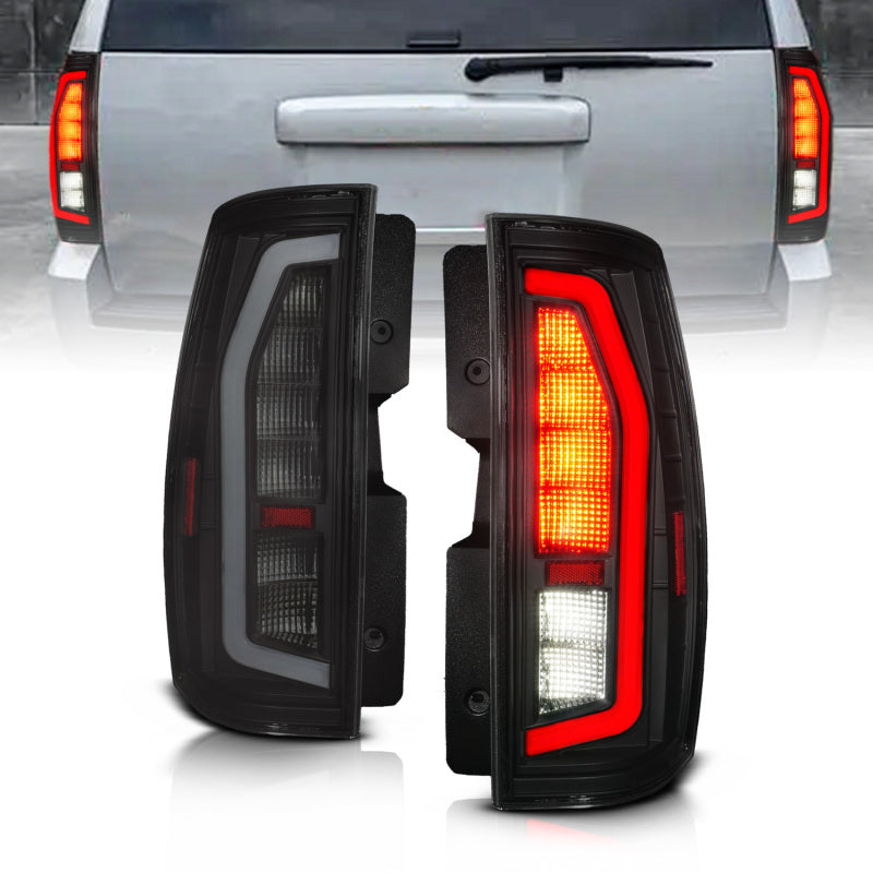 Anzo Feux arrière entièrement à DEL style Plank avec lentille fumée 07-14 Chevrolet Suburban / 07-14 GMC Yukon - noir