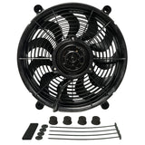 14" High Output Single RAD Pusher/Puller Fan with Standard Mount Kit