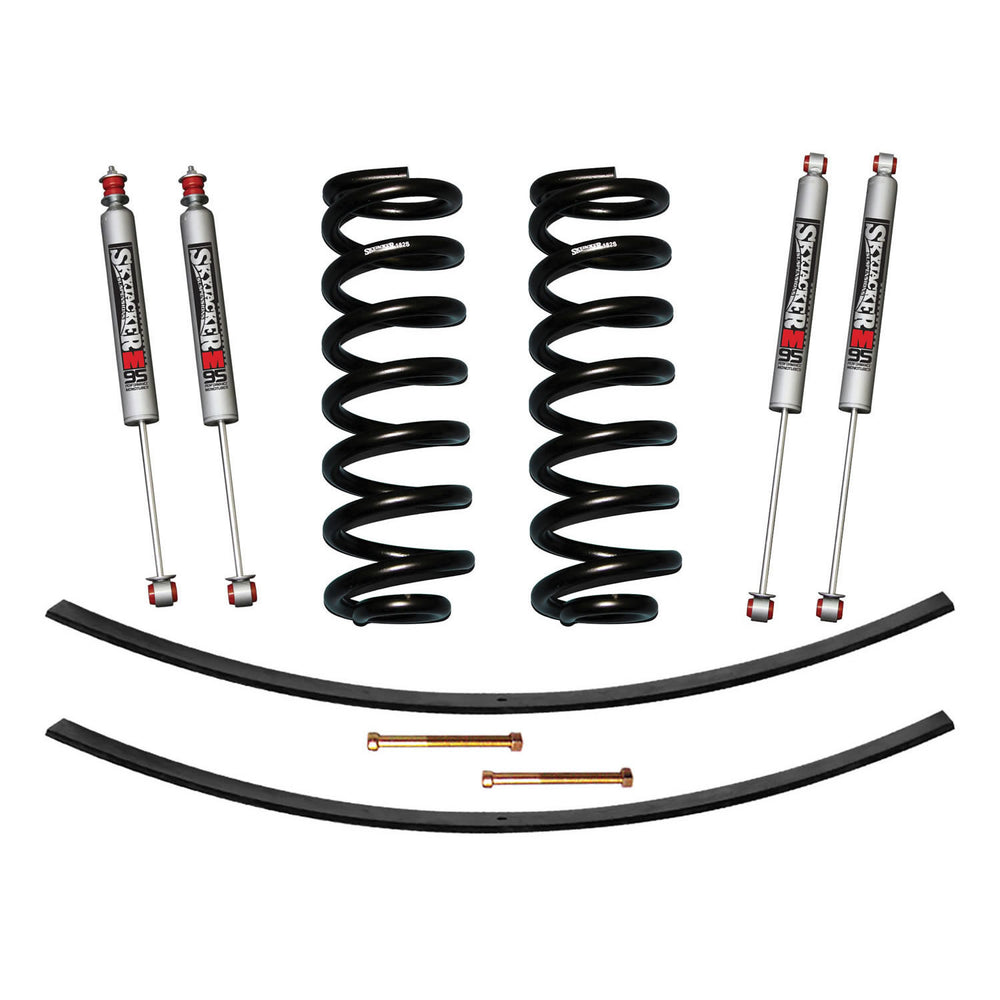 Skyjacker 1.5-2" Suspension Lift Kit with Shocks — 1980-1996 Ford Bronco / Ford F-150, 4WD (SKY182K-M)