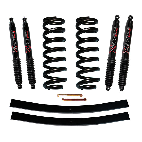 Skyjacker - Suspension Lift Kit w/Shocks — 1980-1996 Ford F-150 / F-250 / F-350 - 182P2K-B, 2WD