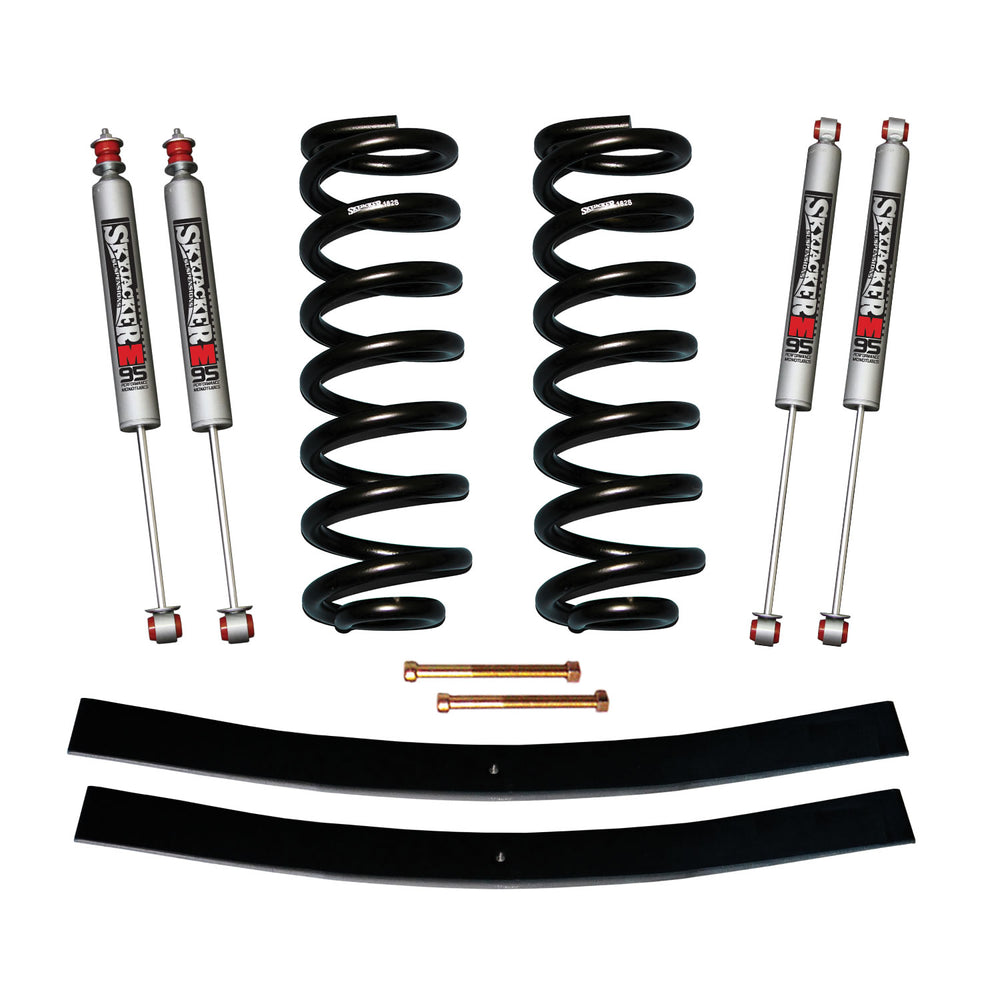 Skyjacker 1.5-2" Suspension Lift Kit with Shocks — 1980-1996 Ford F-150 / Ford F-250 / Ford F-350, 2WD