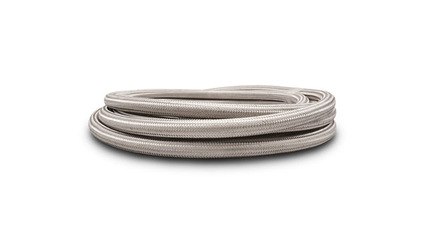 Vibrant Performance - 18423 - 20ft Roll of Stainless Steel Braided Flex Hose with PTFE Liner - AN Size: -3