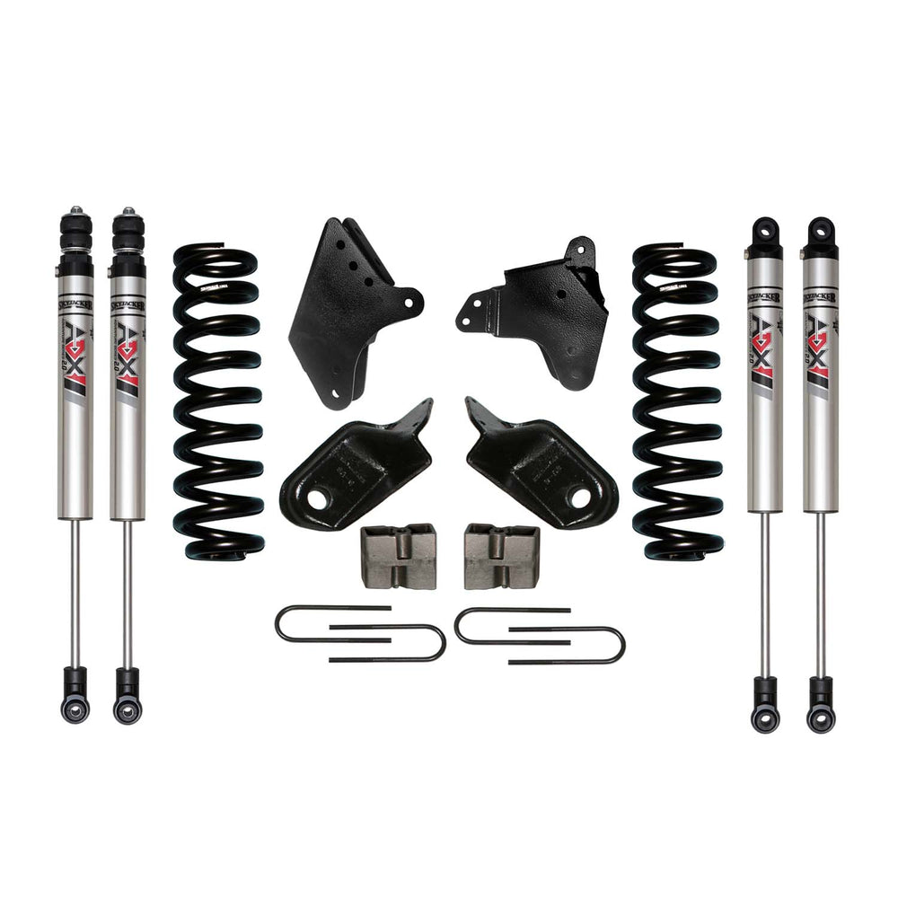 Skyjacker 6 in. Suspension Lift Kit With ADX M2.0 Aluminum Monotube Shocks. — Front (186BK-XM)